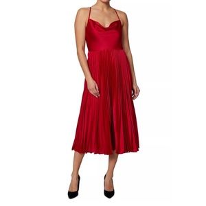 Laundry Satin Red Dress